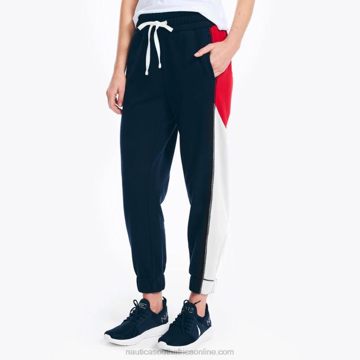 Stellar Blue Heather WomenSustainably Crafted Colorblock Jogger Nautica 6LZP771