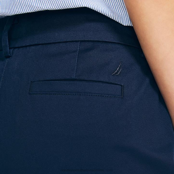 Stellar Blue Heather Women10\" Stretch-Twill Short Nautica 6LZP743