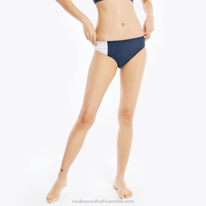 Blazing Yellow WomenColorblock Hipster Swim Brief Nautica 6LZP1014