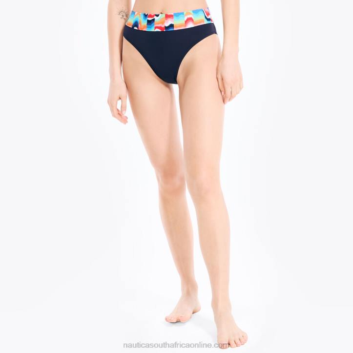 Stellar Blue Heather WomenPrinted Swim Brief Nautica 6LZP887