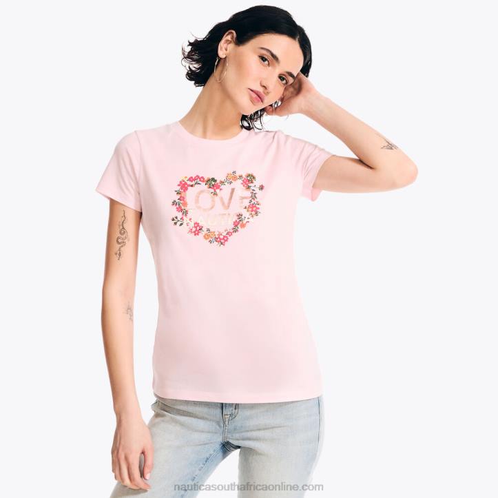 Crimson WomenSustainably Crafted Floral Foil Logo Graphic T-Shirt Nautica 6LZP921