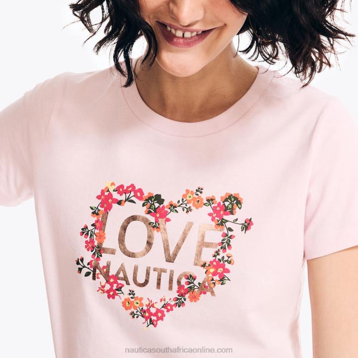 Crimson WomenSustainably Crafted Floral Foil Logo Graphic T-Shirt Nautica 6LZP921