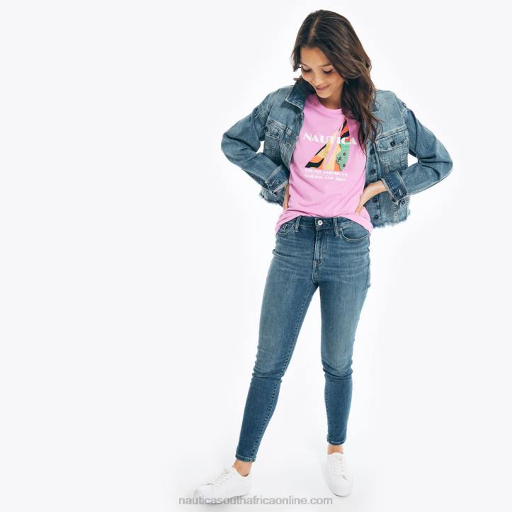 Electric Purple WomenJ-Class Logo Graphic T-Shirt Nautica 6LZP808