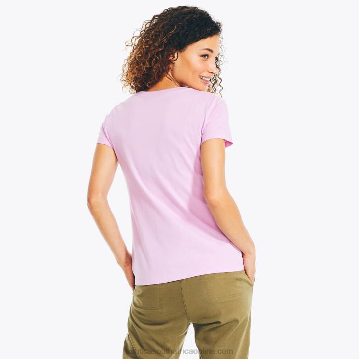 Electric Purple WomenSustainably Crafted Floral Logo Graphic T-Shirt Nautica 6LZP812