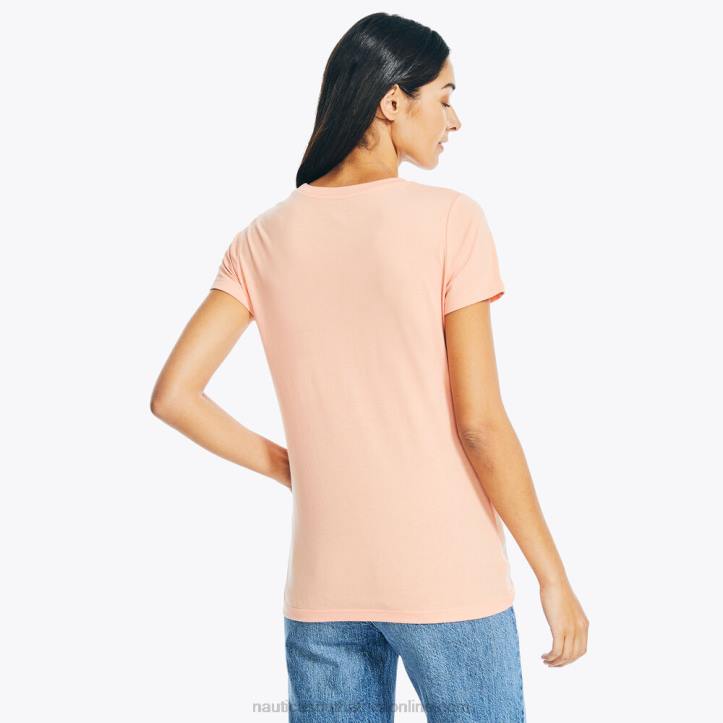 Sugar Coral WomenSustainably Crafted Sea And Sail Foil Graphic T-Shirt Nautica 6LZP987