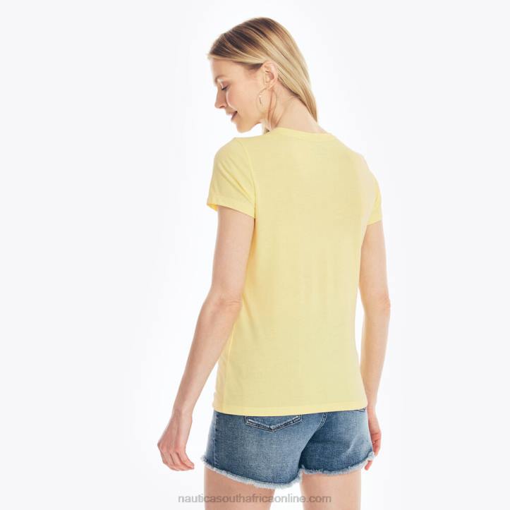 Sunshine WomenSustainably Crafted Embroidered Floral Logo Graphic T-Shirt Nautica 6LZP780